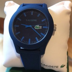 New Lacoste Men Watch ( Blue) with original box
